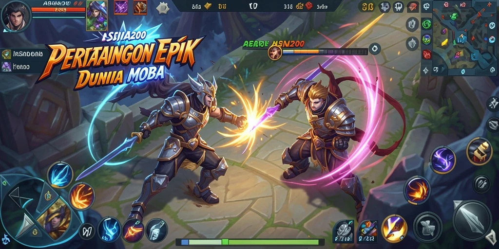 Gameplay seru di ASIA200 dengan banyak karakter dan taktik.