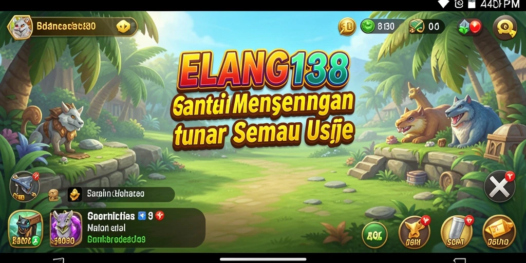 Screenshot gameplay ELANG138 menunjukkan keseruan permainan casual.