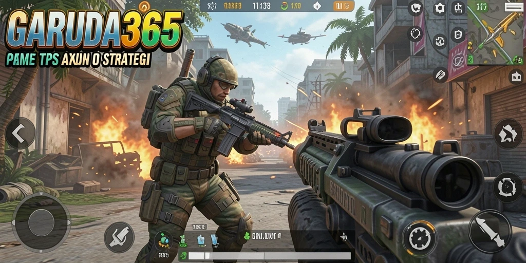 Tampilan seru dari gameplay <strong>GARUDA365</strong> di medan pertempuran.