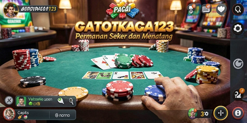 Tampilan gameplay seru dari GATOTKACA123 dengan pemain yang bersaing.