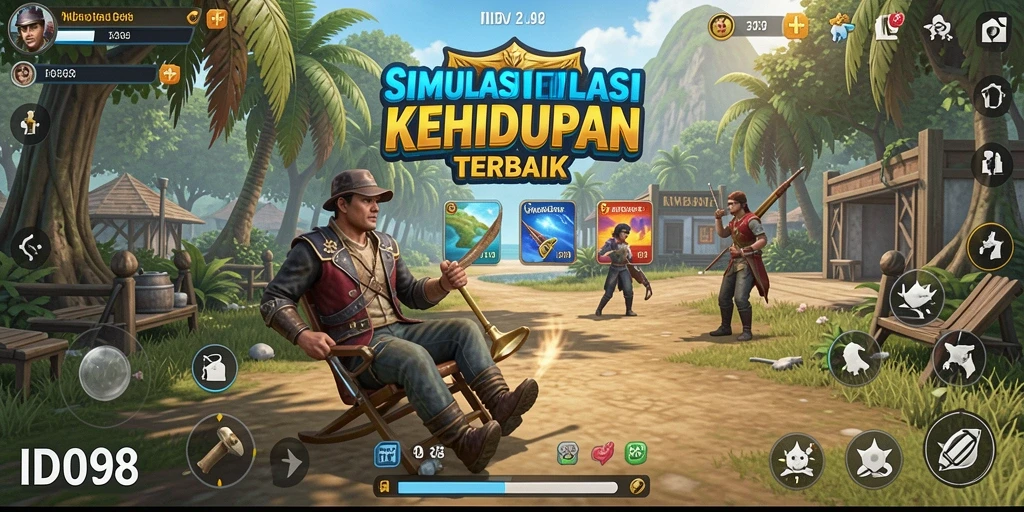 Screenshot gameplay ID098 yang menunjukkan pengalaman simulasi menarik.
