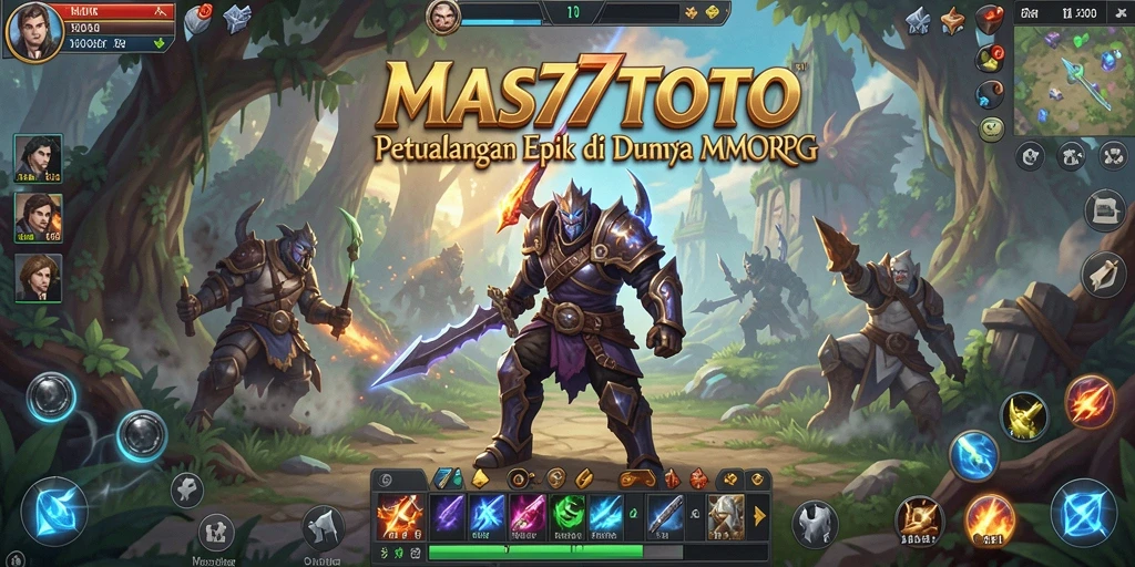 Screenshot gameplay MAS77TOTO yang menunjukkan aksi seru dalam petualangan MMORPG.