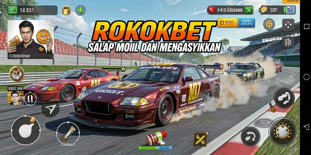 Tampilan balapan ROKOKBET yang seru dan mendebarkan.