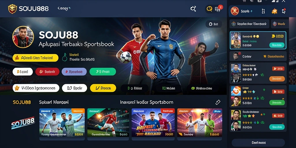 Tangkapan layar permainan sportsbook yang menarik dari SOJU88.