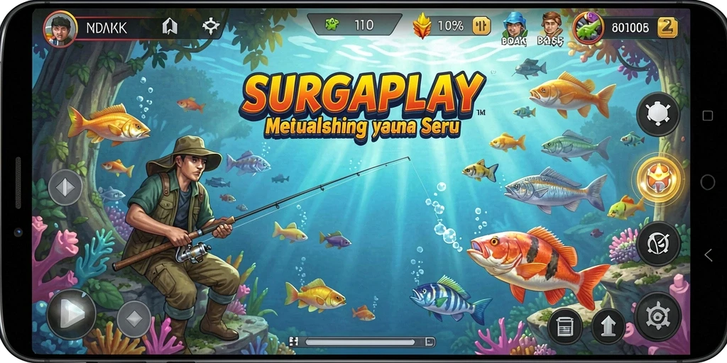 Tangkapan besar di SURGAPLAY dengan grafik memukau.