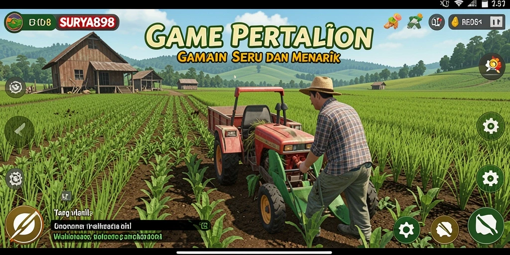 Gameplay SURYA898 yang menarik dan interaktif dalam dunia pertanian.