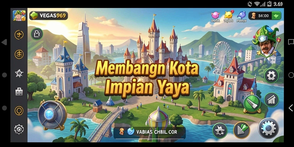 Tampilan menarik dari gameplay Tycoon dalam VEGAS969.